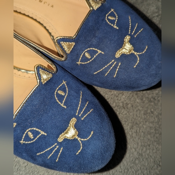 CHARLOTTE OLYMPIA Kitty Flats - Picture 2 of 6